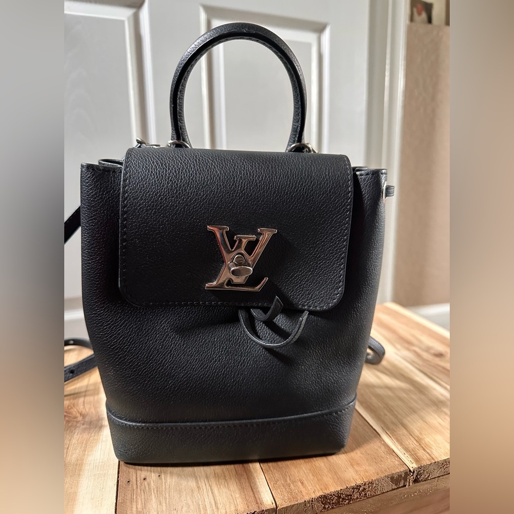 ❌SOLD❌Louis Vuitton Black Leather Backpack